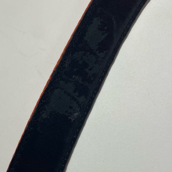 Miu Miu Thin Strap Orange Belt Size 34 - Picture 3 of 6